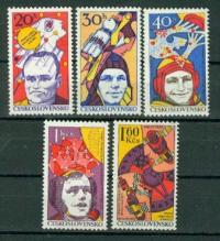 Czechosłowacja** Pierwsi kosmonauci Mi 2402-06