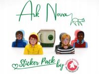 Meeple Stickers: zestaw naklejek od Ark Nova