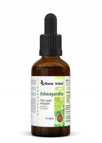 BENE VOBIS ASHWAGANDHA 10MG 7% 50ML KROPLE KORTYZOL STRES SEN