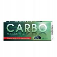 Carbo medicinalis MF 0,25 g - 20 tabletek