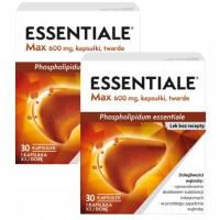 2x Essentiale Max Na wątrobę 600 mg 30 kapsułek