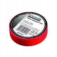 Taśma elektroizolacyjna Polmark 15 mm x 10 m czerwona