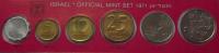 Izrael 1971 Oficjalny zestaw rocznikowy , 6 x UNC , Bank Izraela