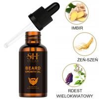 Serum Gęsta Broda Aktywator Wzrost Pielęgnacja Zarostu Beard Growth Oil