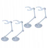 4Pcs Assembly Action Display Holder Base for ,Doll Model Support White