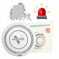 CZUJNIK DYMU DETEKTOR OGNIA WIFI ALARM BEZPRZEWODOWY CZUJKA TUYA ZESTAW