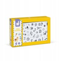 JANOD Zestaw kreatywny stempelki Dookoła świata 6+