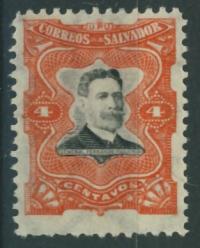 Salvador 4 cts. - UPU Figureura