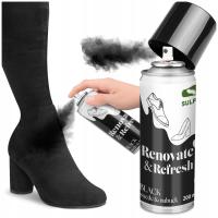 Renowator koloru do butów do ZAMSZU nubuku impregnat Sulpo 200 ml czarny