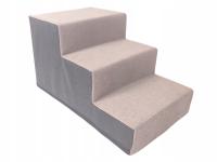 Лестница для собак из пенопласта, усиленная 30 см, бежевая