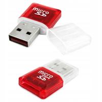 CZYTNIK KART ADAPTER PAMIĘĆ USB MICRO SD microSD TF SDHC USB PENDRIVE MINI