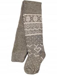 Rajstopy rajtuzy święta Boże Narodzenie 7-9 lat -134 cm super wzorki