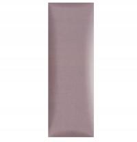 Panel ścienny 90 x 30 cm tapicerowany 3D Wezgłowie w kolorze liliowym