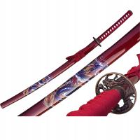 Miecz Katana Samurajski Prezent dla Faceta Upominek 4KM80-405RD STOJAK