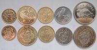 Сейшельские острова набор 5 монет старого типа