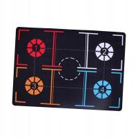 Gumowa pomoc treningowa do koszykówki Kontrola piłki dla 119.3 x 85.6 x 0.3cm