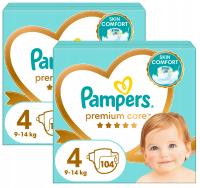 Pampers Pieluszki Premium Care 4 Maxi 2x104 szt.