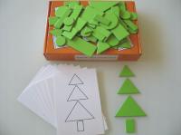 Zestaw Układanki figury geometryczne OBRAZY pamięć