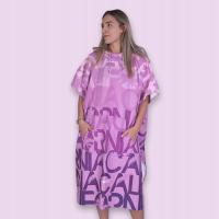 Халат с капюшоном быстросохнущее пляжное полотенце