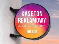 KASETON REKLAMOWY okrągły dwustronny 60cm