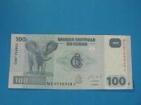 Kongo Banknot 100 Francs 2013 UNC P-98b