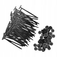 50X нейлоновые кабельные стяжки, самоблокирующиеся стяжки на молнии, прямая замена, простота установки