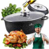 Gęsiarka Zestaw 3 Elementów Brytfanna KlönBerg 11 L Na Gaz Na Indukcję