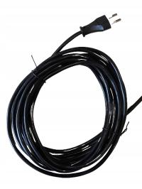 Проводник ПВК черный Х05ВВ-Ф 2кс0. 75 окованный л-01 5.15 Мбайт плоский разъем