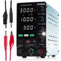 LABORATORYJNY ZASILACZ REGULOWANY SERWIS TECHREBAL C3010S 30V 10A OCP OVP