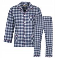 DUŻA PIŻAMA MĘSKA ROZPINANA BAWEŁNIANA MIĘKKA TKANA PM5