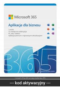 Microsoft Office 365 Apps for business 2021 5PC 5 PC / 12 miesięcy ESD