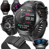 Smartwatch LEWER часы польское меню KARDIOWATCH ЭКГ черный