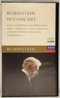 Rubinstein in Concert. Кассета VHS