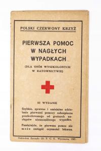 ПОЛЬСКИЙ КРАСНЫЙ КРЕСТ, ПЕРВАЯ ПОМОЩЬ, ВАРШАВА, 1937