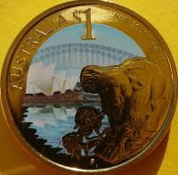 1$ AUSTRALIA 2009 MIŚ KOALA NOWA POŁUDNIOWA WALIA +CE