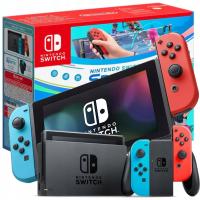 Konsola NINTENDO Switch Neon + Gra NINTENDO SWITCH + Online 12 miesięcy