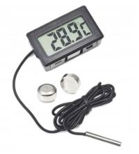 PANELOWY CYFROWY TERMOMETR ELEKTRONICZNY Z SONDĄ CZUJNIK TEMPERATURY LCD 1m