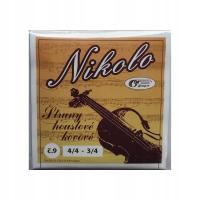СТРУНЫ ДЛЯ СКРИПКИ 4/4 3/4 НИКОЛО Чешские Николая