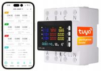 Trójfazowy Licznik Energii Prądu Watomierz WiFi TUYA przekaźnik 80A LCD