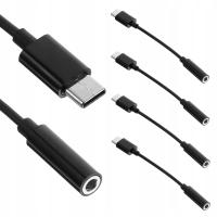Typec Adapter Mic Cables USB Aux 4 szt