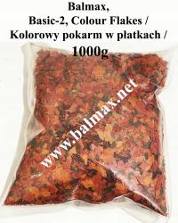 Balmax, Basic-2, Colour Flakes, корм в хлопьях, корм для Рыб, 1000 г