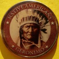 1$ USA 2010 RDZENNI AMERYKANIE INDIANIE GERONIMO