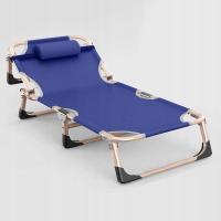 DUŻA LEŻANKA Składane ŁÓŻKO TURYSTYCZNE BIZNESOWE POLOWE XXL 191 X 71 cm