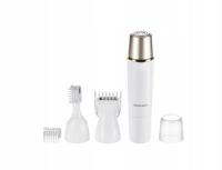 Depilator Do Twarzy SILVERCREST 4 W 1 Bezprzewodowy Trymer Damski ZESTAW