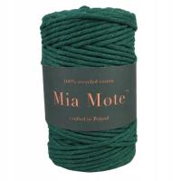 Mia Mote хлопковый шнур для макраме eco Green Bottle 5 мм 100 м