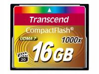 TRANSCEND TS16GCF1000 Transcend karta pamięci 16GB Compact Flash 1000x