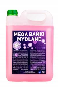 Жидкость для мыльных пузырей больших и маленьких 5 литров MEGA FUN