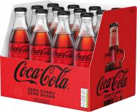 Газировка Coca-Cola Zero бутылка 0.33 л, 12 шт