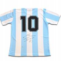 Maradona, Argentyna - koszulka z autografem od 1zł! (zag)