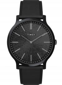 Мужские часы TIMEX черный элегантный ремешок для костюма модный